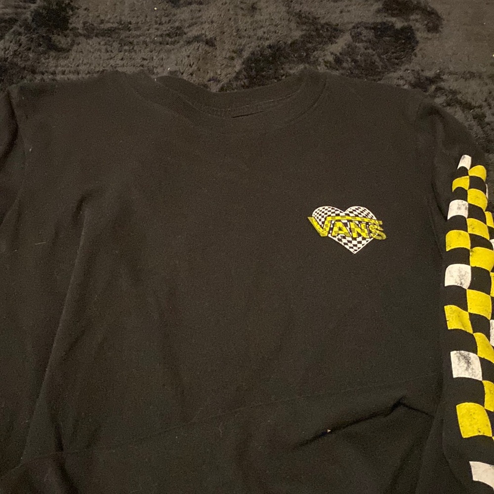 Vans heart checkerboard long sleeve